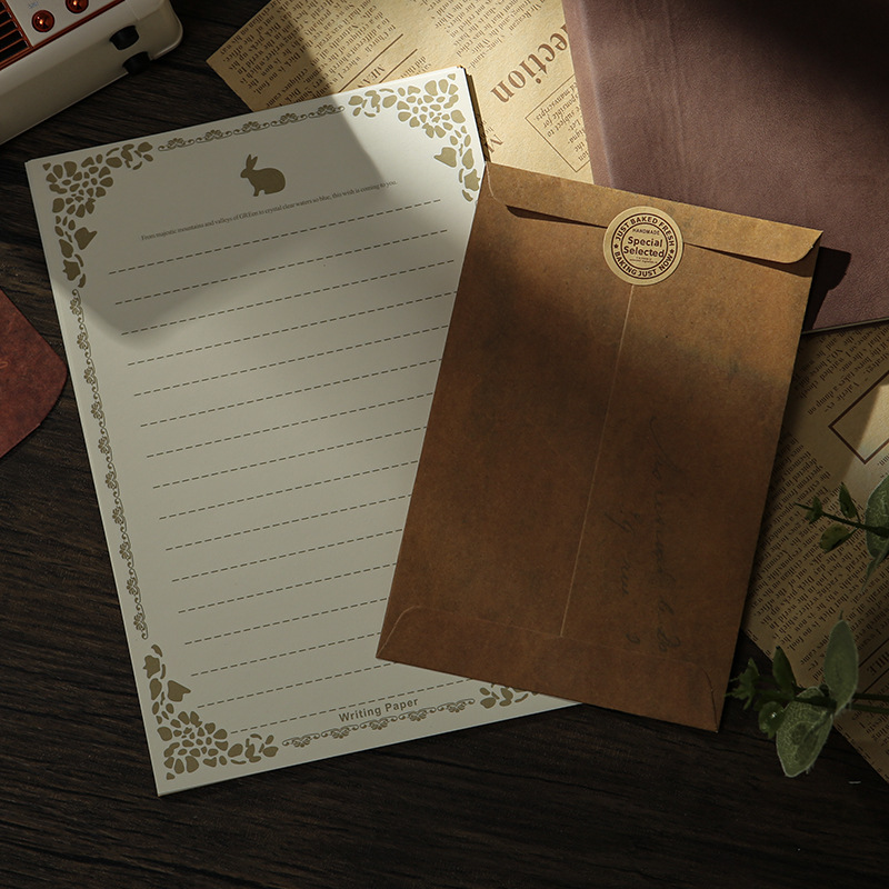 Picture of Retro envelope antique do old creative Kraft paper manufacturers envelope bag storage special paint envelope