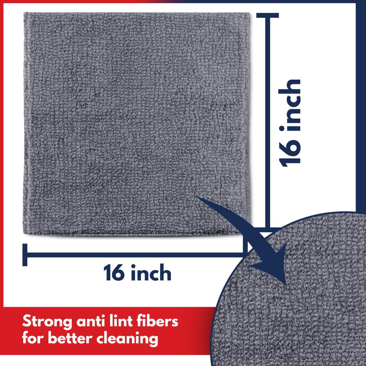Picture of Car wash cloth ultra-fine fiber cleaning cloth absorbent car towel thickened non-elastic car wash towel