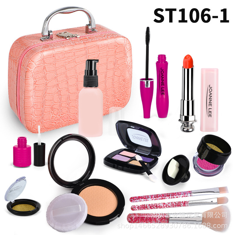 Picture of Cross-border cosmetics for Children girl dressing toys simulation play house princess makeup handbag bag set