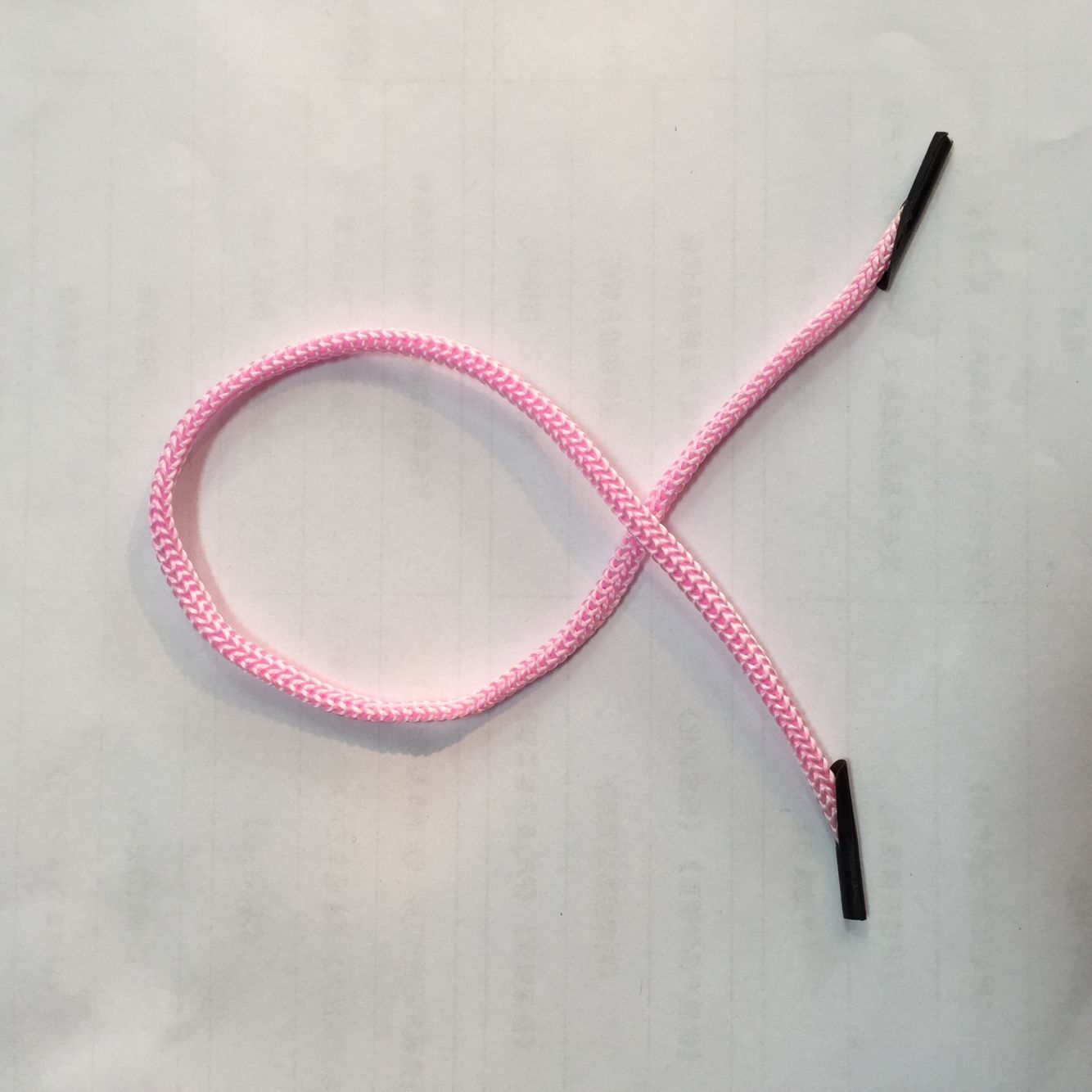 Picture of Factory spot PP portable rope hook gift box bag rope flat raincoat drawstring polypropylene colored straw hat rope