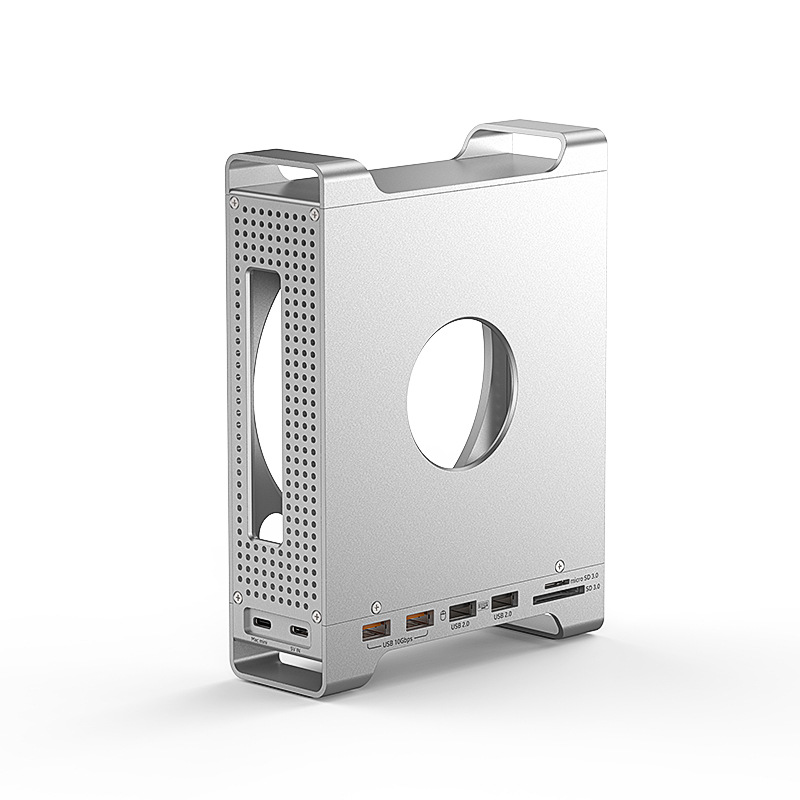Picture of Mac Mini M4 Bracket Docking Station M.2 Nvme Solid State Drive Box Usb3.2 Splitter 10g Docking Station