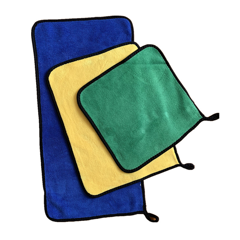 Picture of High-Density Car Wash Towel Coral Velvet Double-Sided Thickeneded Car Towel Absorbent Glass Cleaning Towel Can Be Added with Advertising Logo