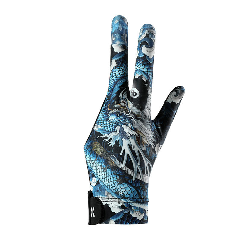 Picture of Billiards Gloves with Three Fingers Leaking for Left and Right Hands, Single Smooth Elastic Ice Silk Breathable Non-Slip Thin Billiards Gloves for Men and Women