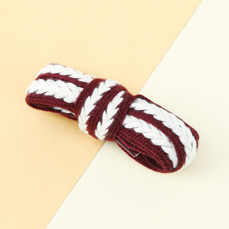 Picture of Marshmallow Two-Color Wheat Ear Shoelaces 1.5cm Casual Shoes Sneakers Twist Woven Cotton Shoelaces Ready for Cross-Border Wholesale