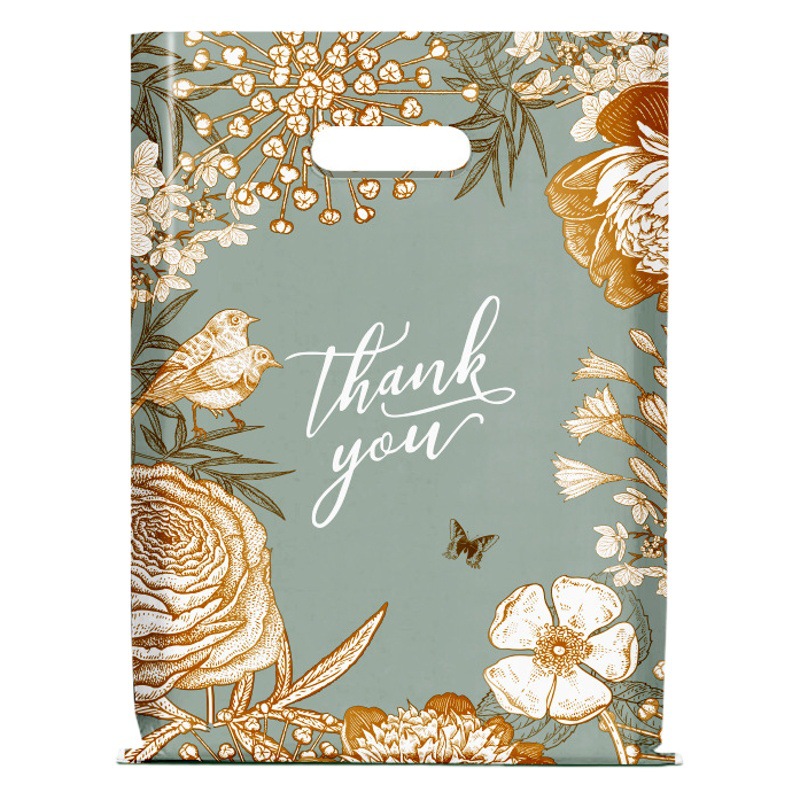 High pressure flat mouth plastic bag gift bag clothing store bag packaging bag women's children's clothing clothing store handbag wholesale