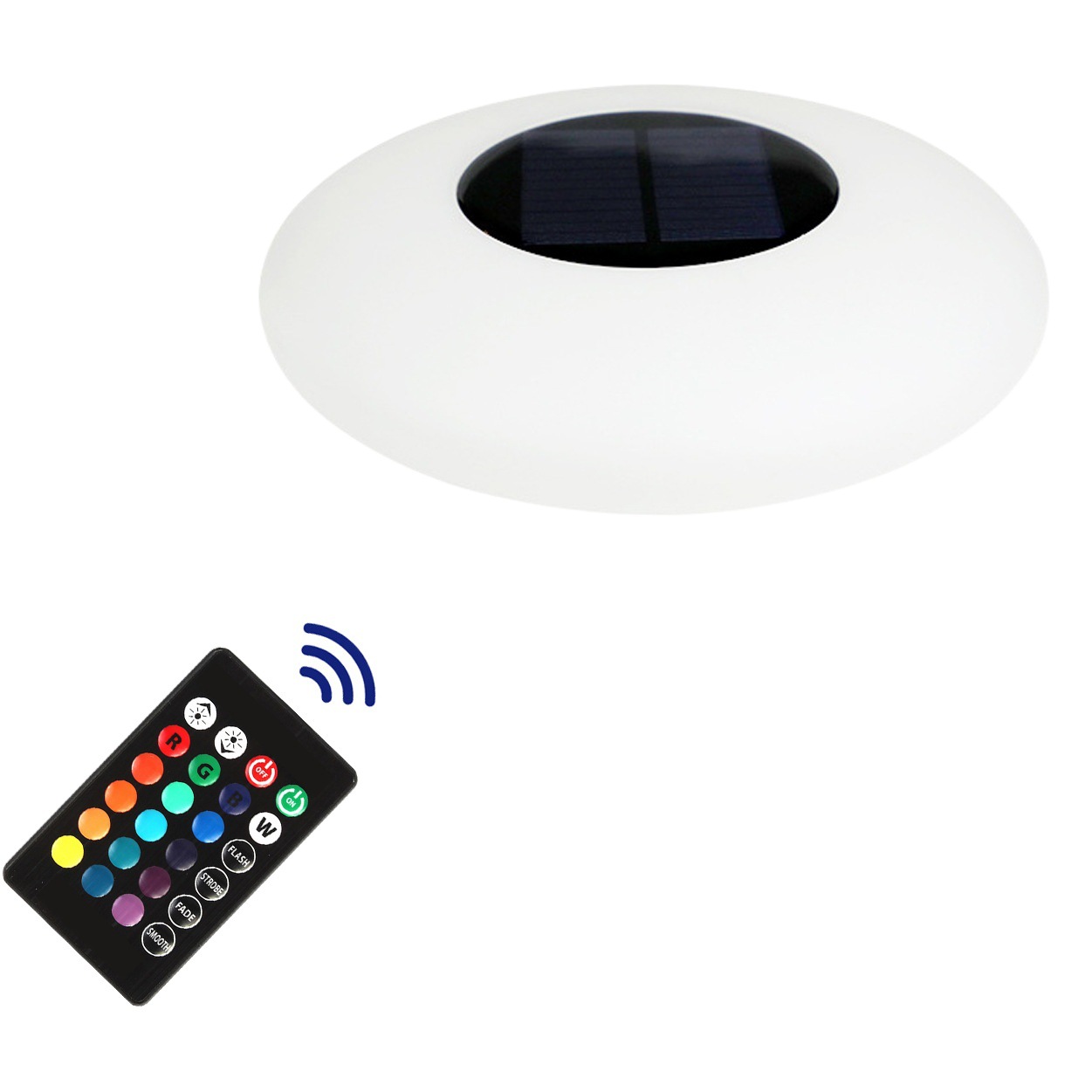 Cross-Border Solar Water Floating Light, Colorful Marquee Swimming Pool Light, Outdoor Waterproof Colorful Led Flying Saucer Pool Floating Light