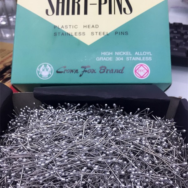 Picture of Turban bag stainless steel needle 26MM silver pin pearl pin nickel plated box silver red factory positioning