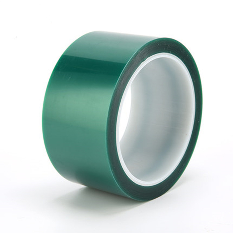 Picture of Pet Green Anti-Static High Temperature Tape Electroplating Spray Protective Film High Temperature Resistant Insulating Green Silicone Tape Small Pipe Core