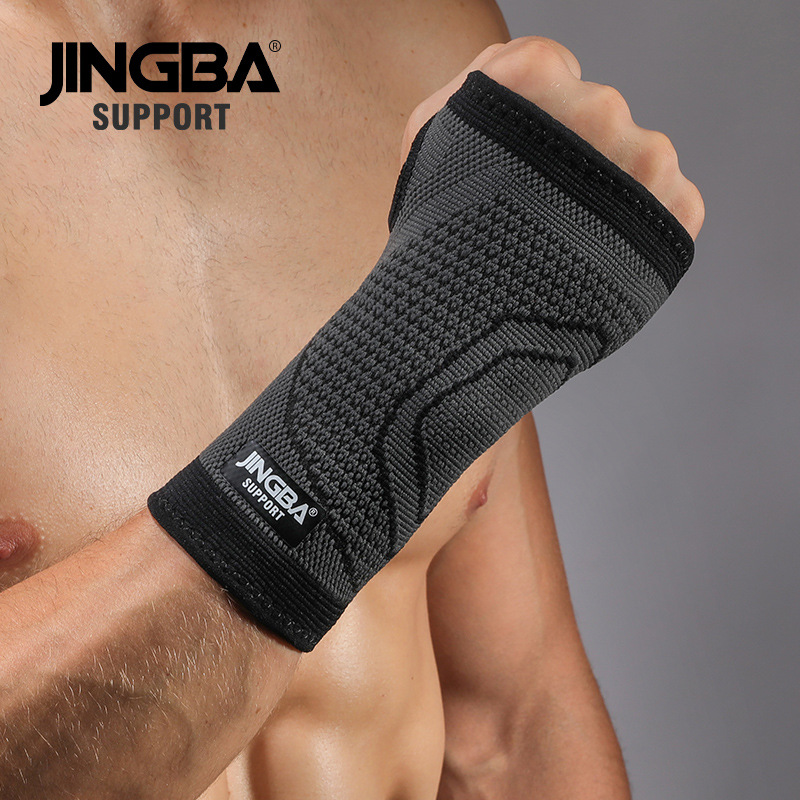 JINGBA palm guard sweat-absorbent breathable wrist guard weightlifting rope skipping bicycle fitness outdoor sports protective equipment manufacturers