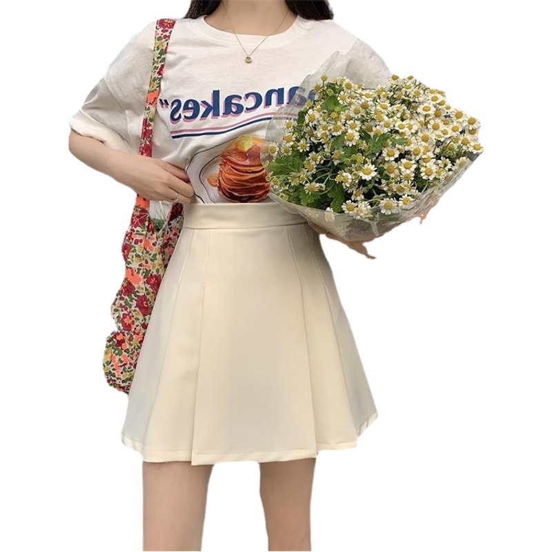 Summer new skirt high waist umbrella skirt versatile slimming large swing skirt suit A- line skirt waist-tight pettiskirt for women
