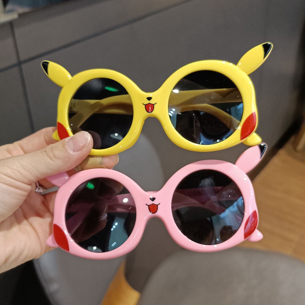Picture of Children's Sunglasses Polarized Baby Silicone Glasses Pikachu Trendy Boys and Girls Sunglasses Uv Protection Pikachu