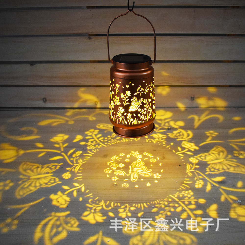 Cross-Border Solar Courtyard Garden Balcony Outdoor Waterproof Horse Lantern Lantern Park Hotel Hotel Atmosphere Light