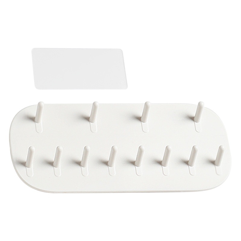 Jewelry storage hook wall-mounted punch-free ring earrings necklace rack household women's jewelry seamless sticky hook