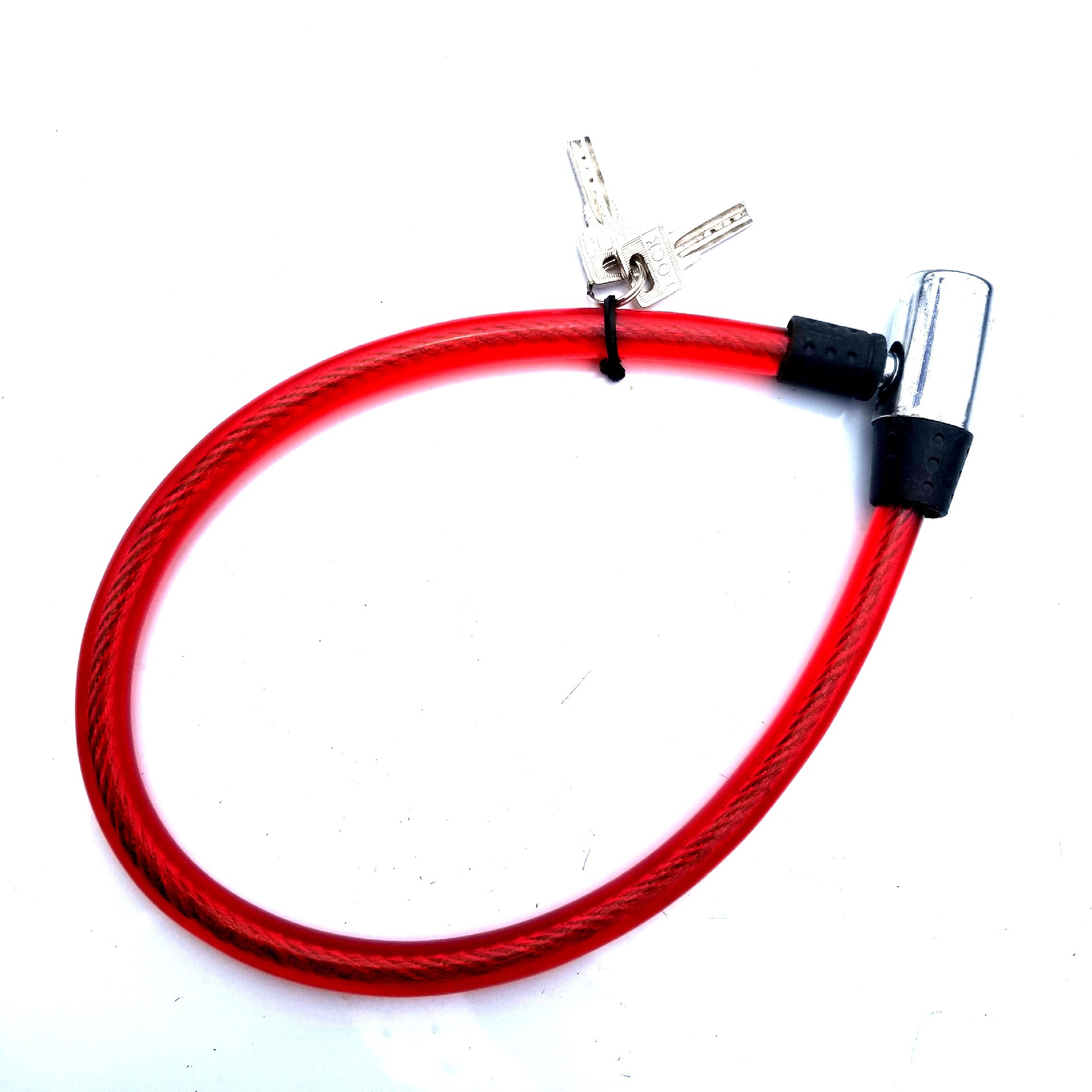 Picture of Wholesale ring key lock bicycle anti-theft lock bicycle cable lock hardware tools anti-theft lock