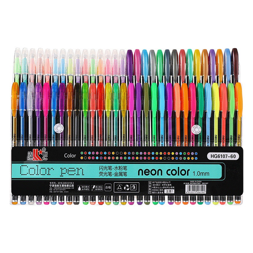 Flash Gel Pen Color Gel Pen Ballpoint Pen Handwriting Pen Children Glitter Stars Special Color Pen for Making Notes