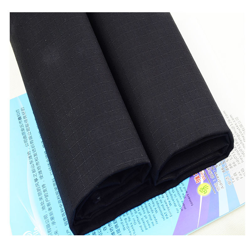Picture of TC polyester-cotton three-grain anti-tear security uniform work clothes fabric training clothes shirt fabric