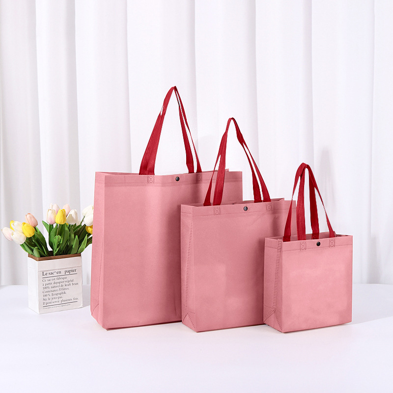 Picture of Customized Non-Woven Fabric Tote Bags for Women's Clothing Stores, Small Batch Logo Printing, Eco-Friendly Non-Woven Bags