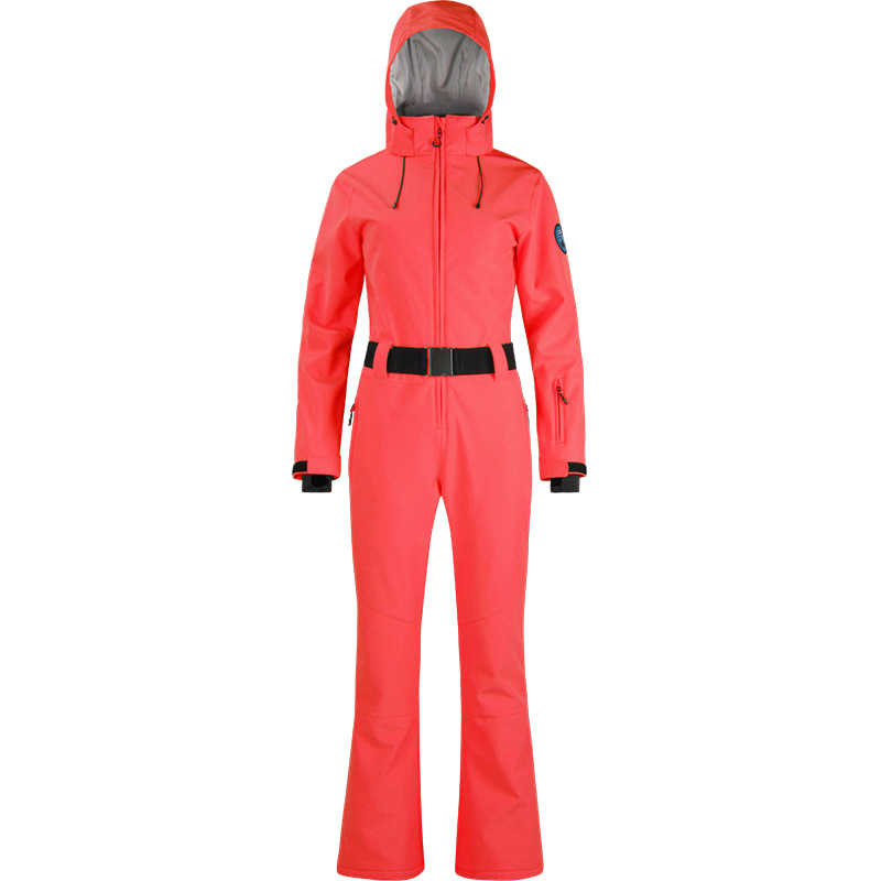 Picture of Cross-Border New Ski Suit for Women, Slim Fit, Windproof, Waterproof, Breathable and Warm, Outdoor Double-Board One-Piece Snow Suit