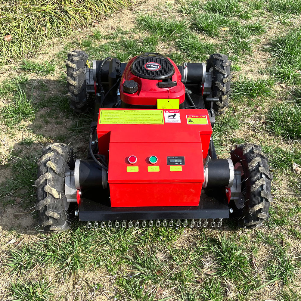 Direct supply intelligent remote control lawn mower Orchard small wheel lawn mower 50 remote control four-wheel drive lawn mower