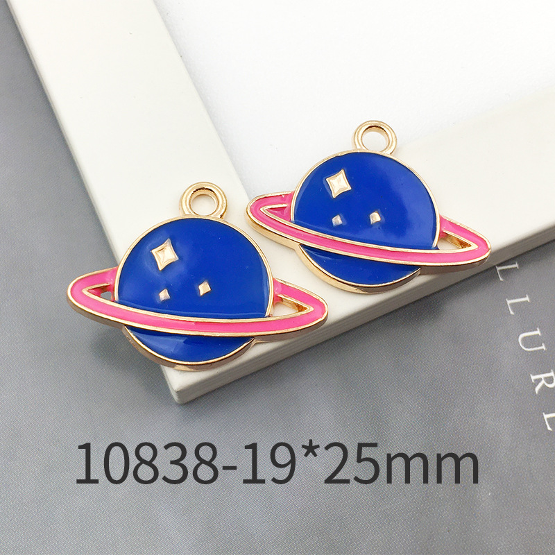 Picture of 1 Astronaut Space Rocket Star Accessory Alloy Oil Drop Pendant Earrings Bracelet Pendant Space Fashion Jewelry
