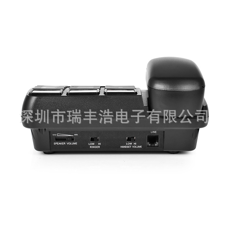 Picture of American telephone set for the elderly wired large digital key volume adjustment fixed line cross-border English packaging