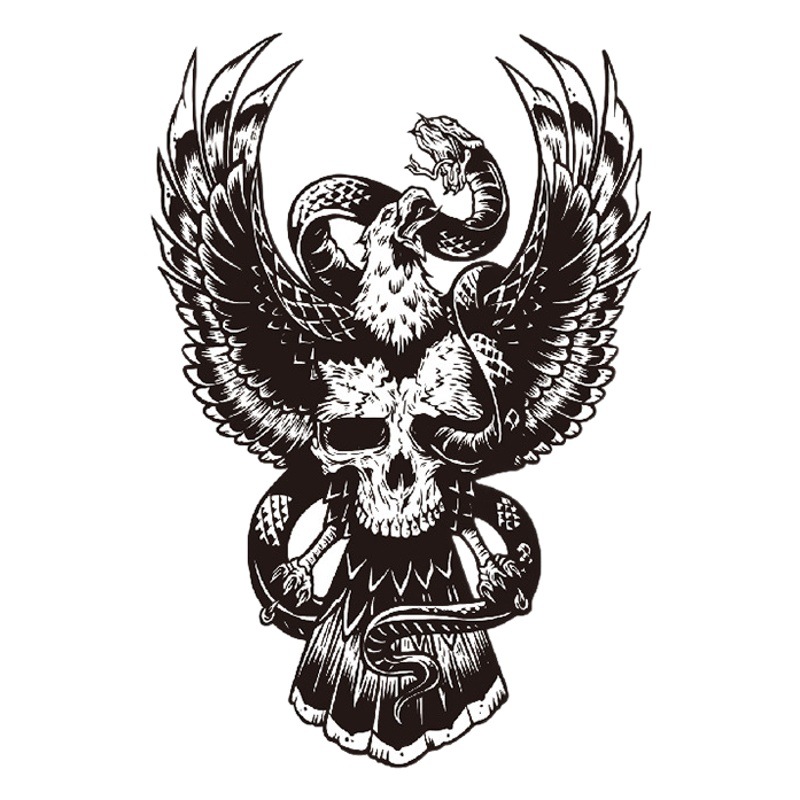 Cross-border waterproof tattoo sticker totem character tattoo sticker manufacturers spot wholesale tattoo