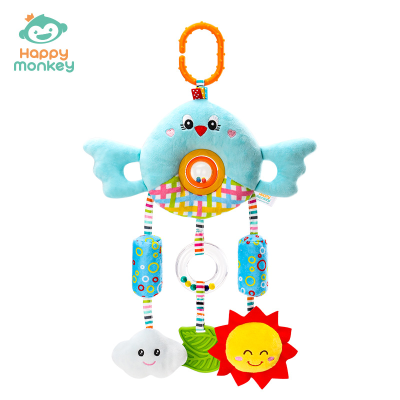 Picture of Happy Monkey Happy Monkey King Baby Toy Bed Hanging Wind Chime Rattle Infant Stroller Soothing Toy