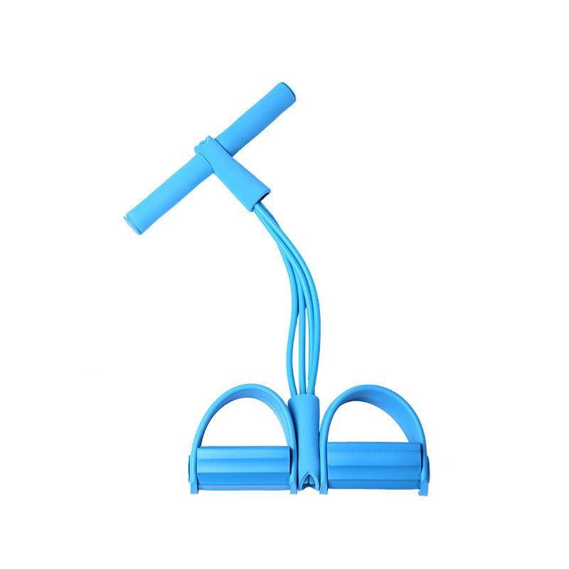 Picture of Pedal puller multi-function sit-up auxiliary home fitness belly arm pedal tube 6 pull rope