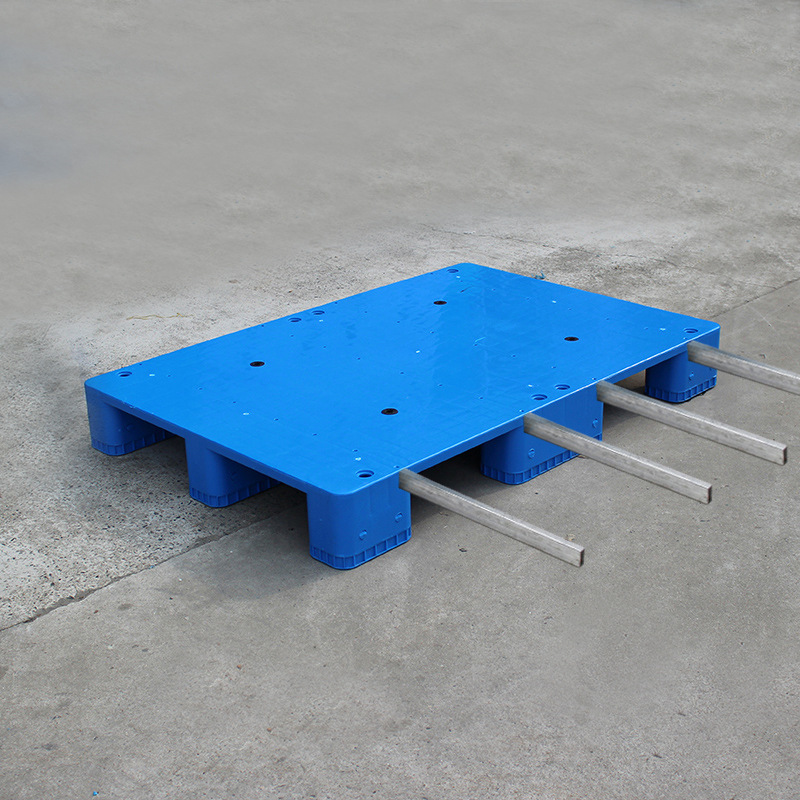 Picture of 1210 plastic pallet forklift warehouse moisture-proof board card board logistics pallet flat nine-legged cargo rack pad thickened