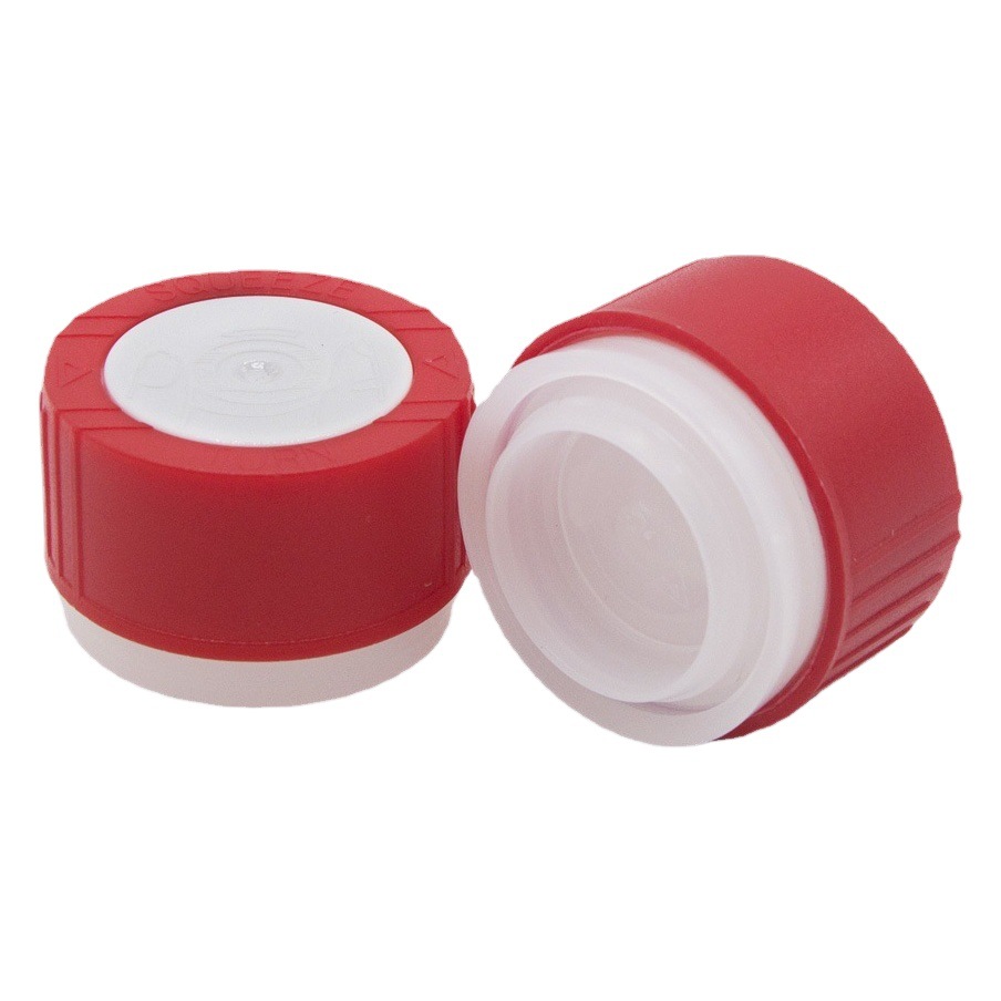 Futeng cover factory a generation of red 25.4mm aerosol can pull ring cover children's double-layer extrusion plastic cover