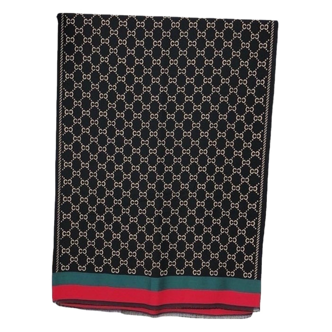 Autumn and Winter new cashmere scarf letter double C letter double-sided jacquard warm thickened all-match scarf shawl