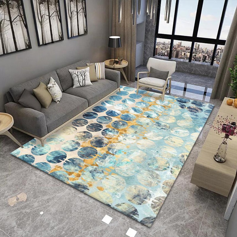 Picture of Home Carpet Simple Nordic ins Style Office Carpet Full Bed Floor Mat Bedroom Living Room Carpet Floor Mat