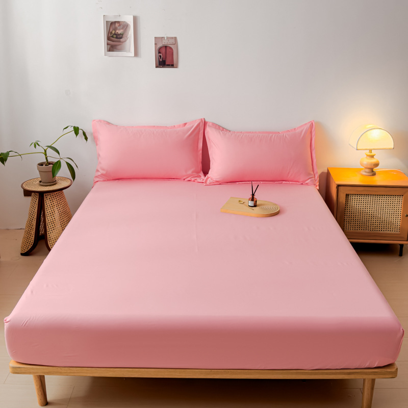 Picture of Cotton Mattress Cover Non-Slip Fixed Bed Cover Single-Piece Bed Sheet Bedspread Simmons Protective Cover Height Mattress Cover