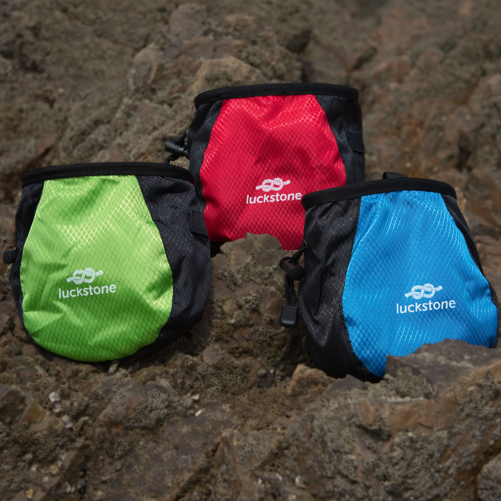 Rock Climbing Magnesium Powder Bag Outdoor Waist Hanging Dry Hand Powder Bag Single Parallel Bars Fitness Talcum Powder Storage Bag Gymnastics Sliding Powder Bag