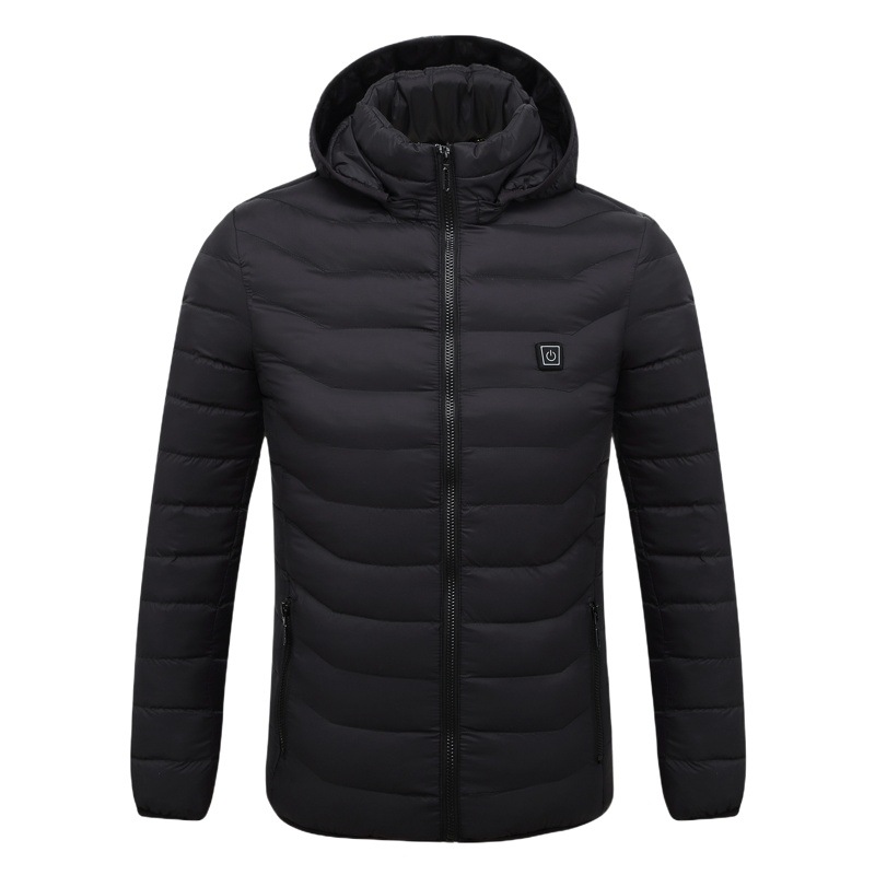 Cross-border Intelligent Heating Clothing Winter Lightweight Heating Warm Jacket Men's Electric Vest USB Constant Temperature Heating Cotton Clothes