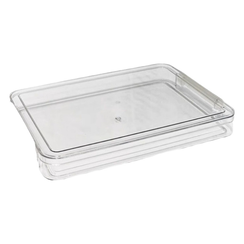 Picture of Paper storage and organizing artifact large capacity transparent plastic household registration book junior high school graduation certificate a4 file storage box