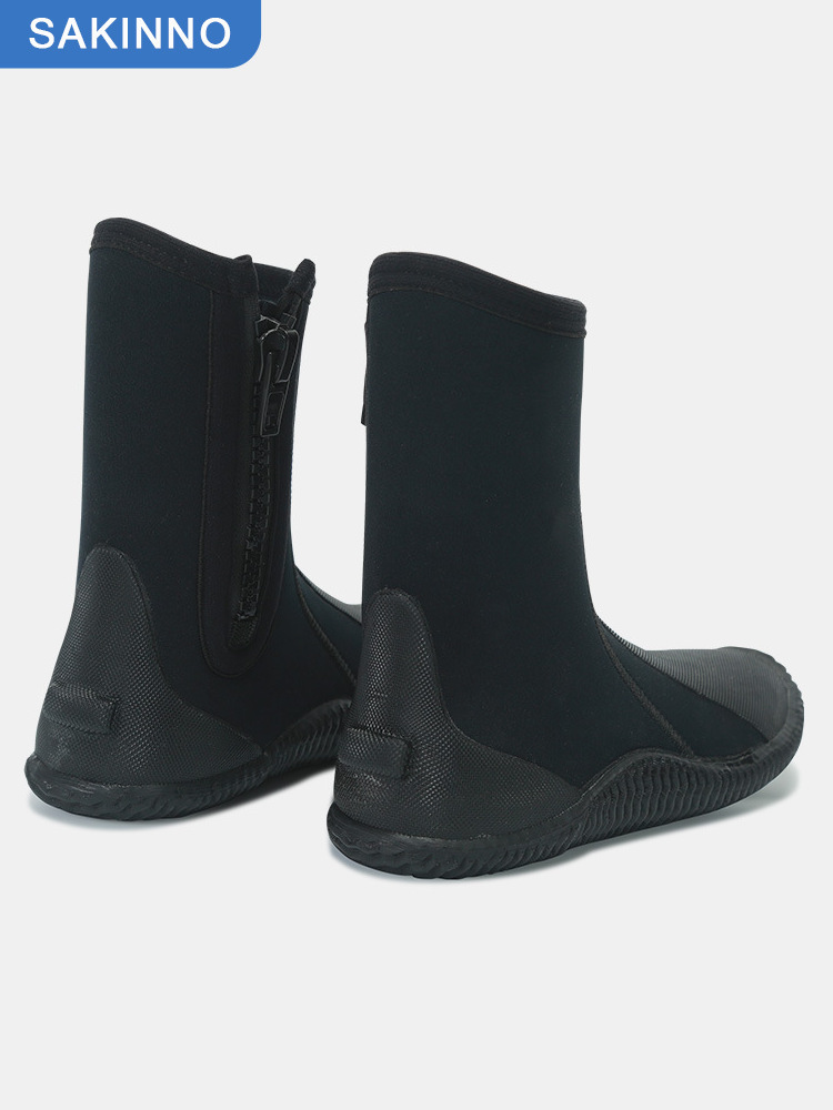 Picture of Diving Shoes 5MM Beach Surfing Tracing Shoes Non-slip Wear-resistant Diving Boots Vulcanizing Shoes Snorkeling Shoes Rescue Flood-fighting Shoes