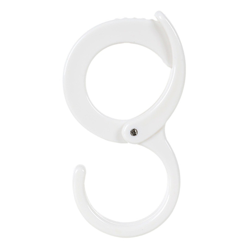 Japanese-Style S-Shaped Hooks for Wardrobes, Hanging Clothes, Hats, Bags, Dormitory Windproof Hooks, Round Rod Hooks, Wholesale Storage