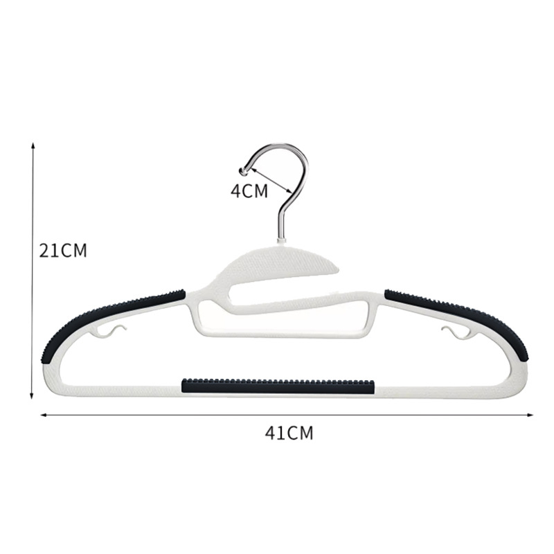 Picture of Household Clothes Hanger, Non-Marking, Non-Slip Clothes Hanger, Anti-Shoulder Corner Clothes Hanger, Double-Position Clothes Hanger, Wet and Dry Clothes Support