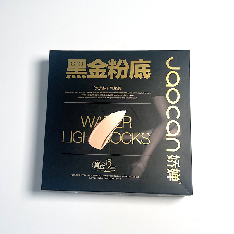 Jiao chan 818 black gold foundation water socks autumn and winter new 200g thin velvet light leg artifact pants foot wholesale