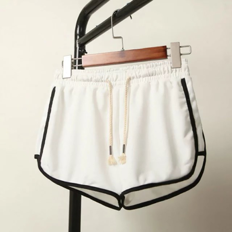 Picture of Sports shorts women's summer outer wear mid waist casual loose quick-drying shorts slimming wide leg three pants yoga shorts