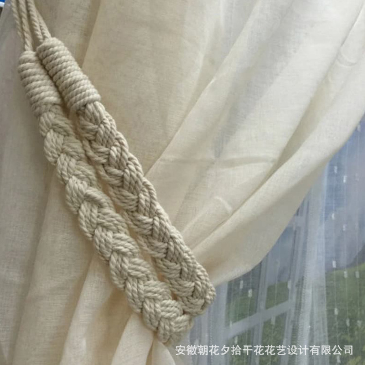 New Product Recommendation: Hand-Woven Curtain Decorative Straps, Master Bedroom Door Curtain Fixed Braided Straps, Room Gauze Curtain Elastic Straps