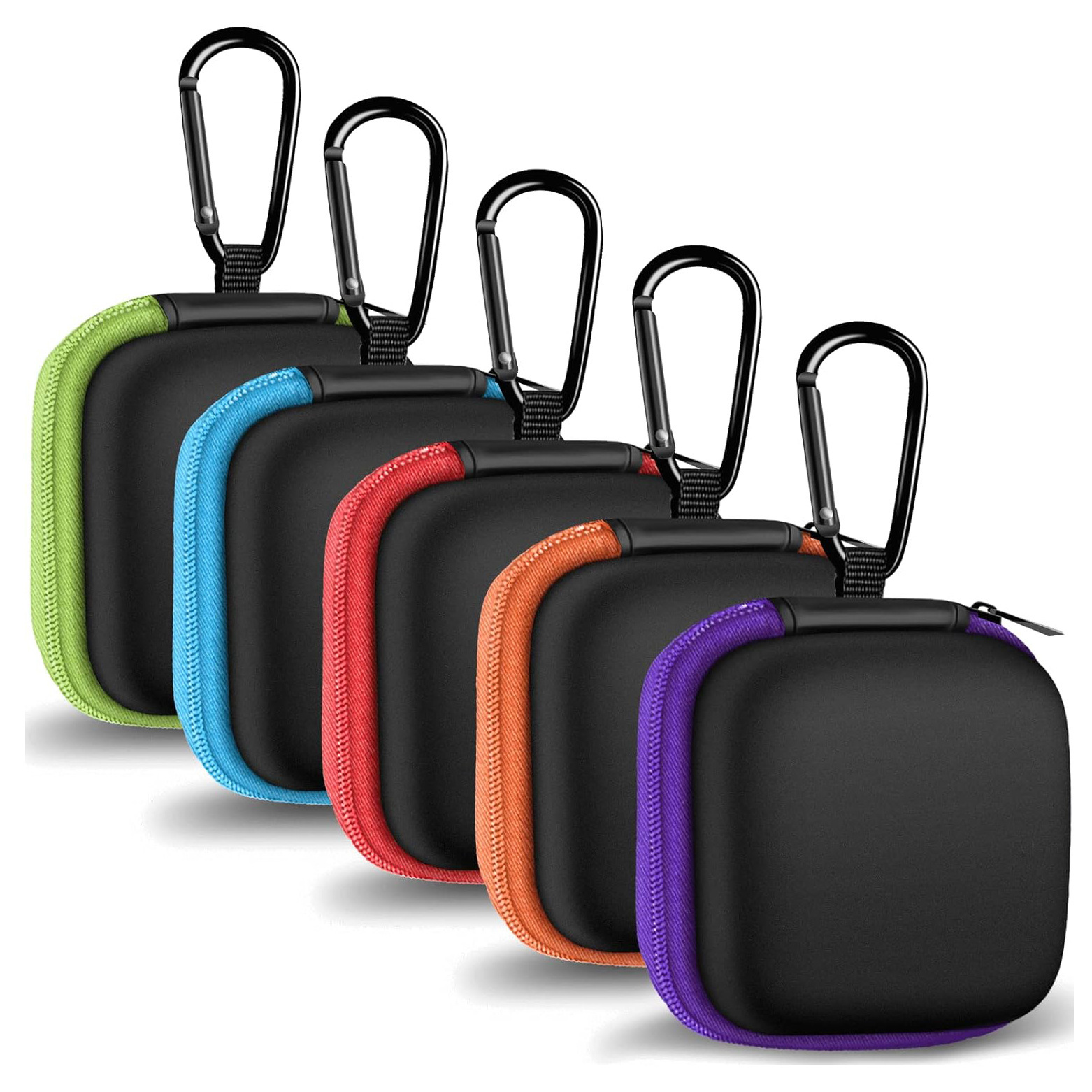 EVA earphone bag data cable storage box eva zipper bag earphone box earphone storage bag wholesale