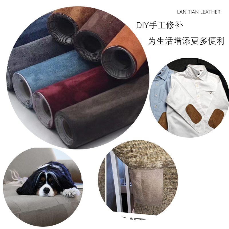 Picture of Suede suede suede flannelette sofa repair subsidy self-adhesive modified car interior central control roof modification cross-border hot sale