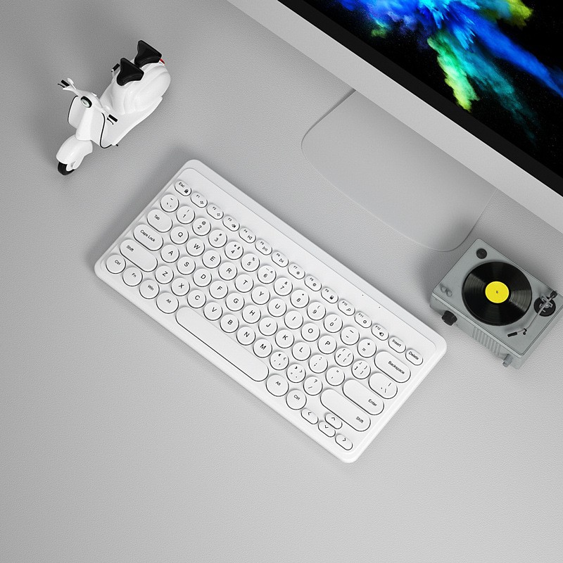 Picture of BOW external wireless keyboard and mouse suit laptop desktop computer general office home mute USB cross-border exclusive