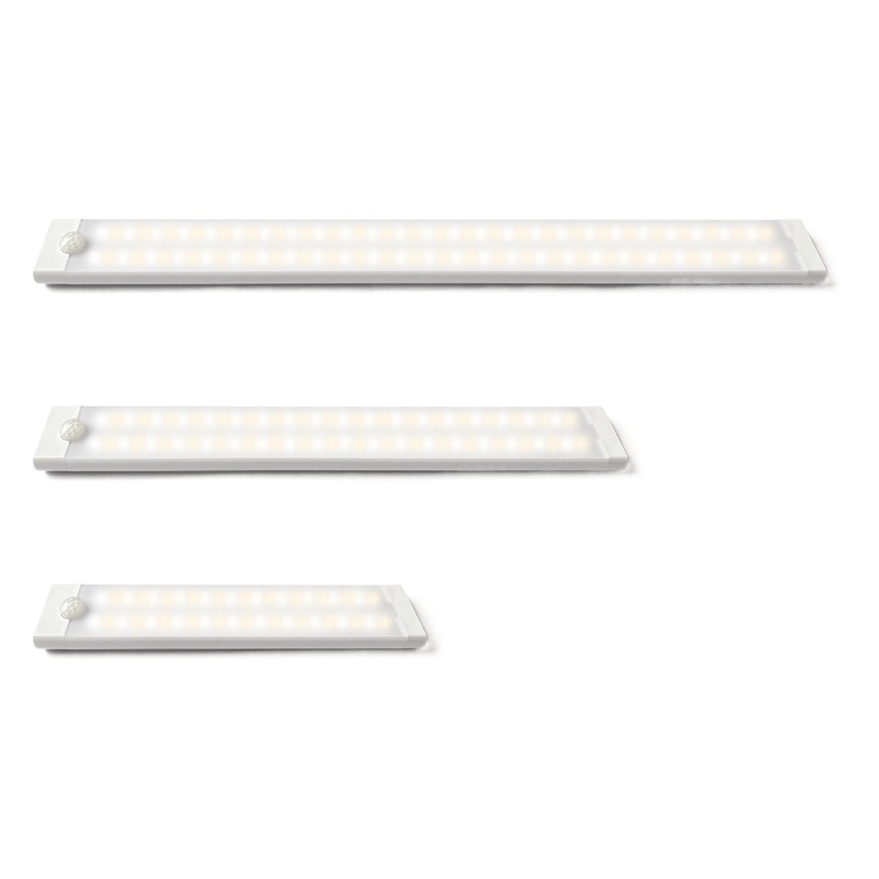 2024 High-Brightness Ultra-Thin Wardrobe Light Cabinet Light Led Motion Sensor Light Rechargeable Long Magnetic Light Strip Light Strip