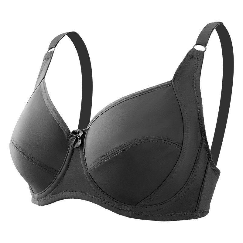 Picture of Amazon cross-border plus size D cup bra side support traditional cotton Cup underwear big chest small adjustable bra