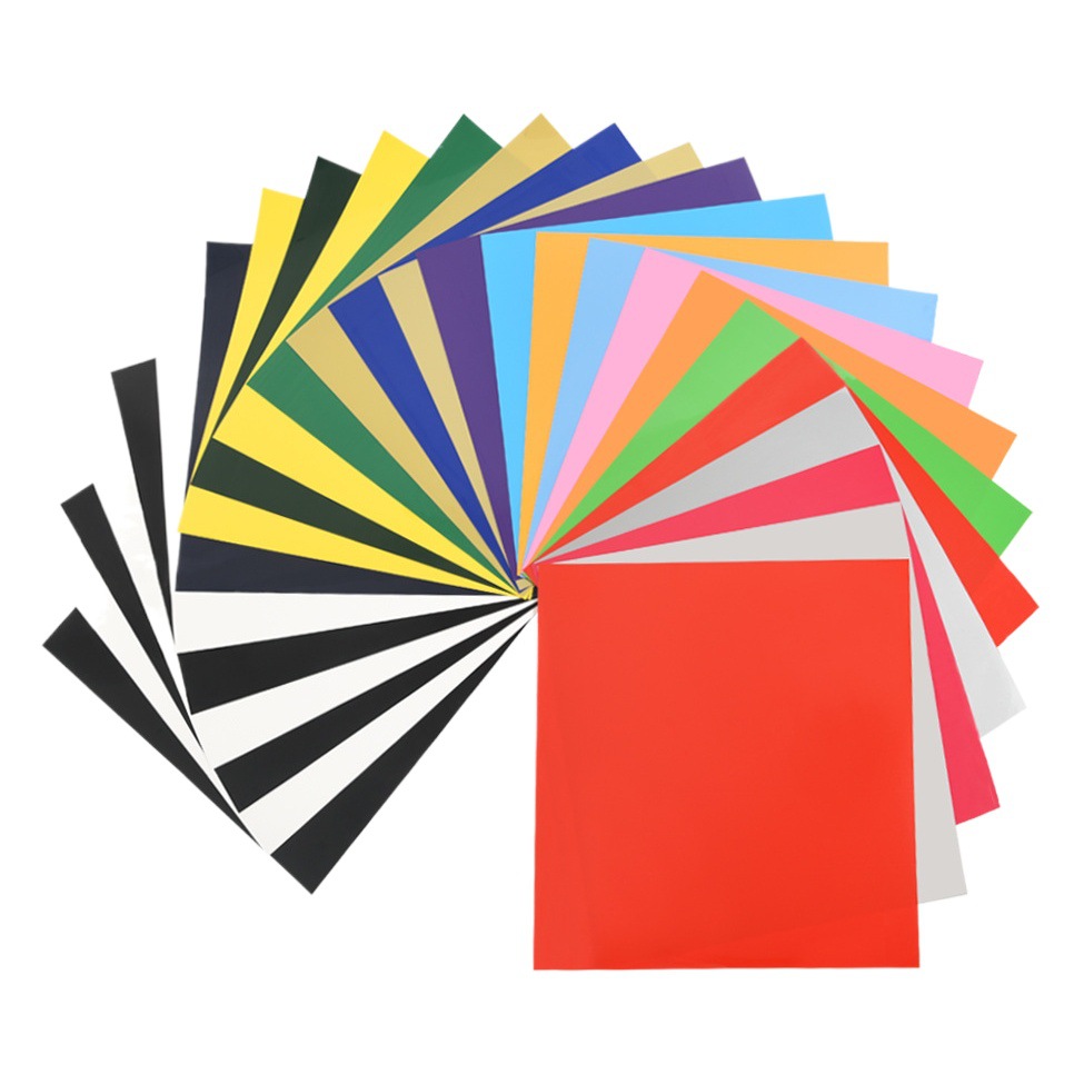 Cross-border vinyl 12 inch lettering film sheet pack heat transfer lettering film Amazon HTV heat transfer Hot Stamping film