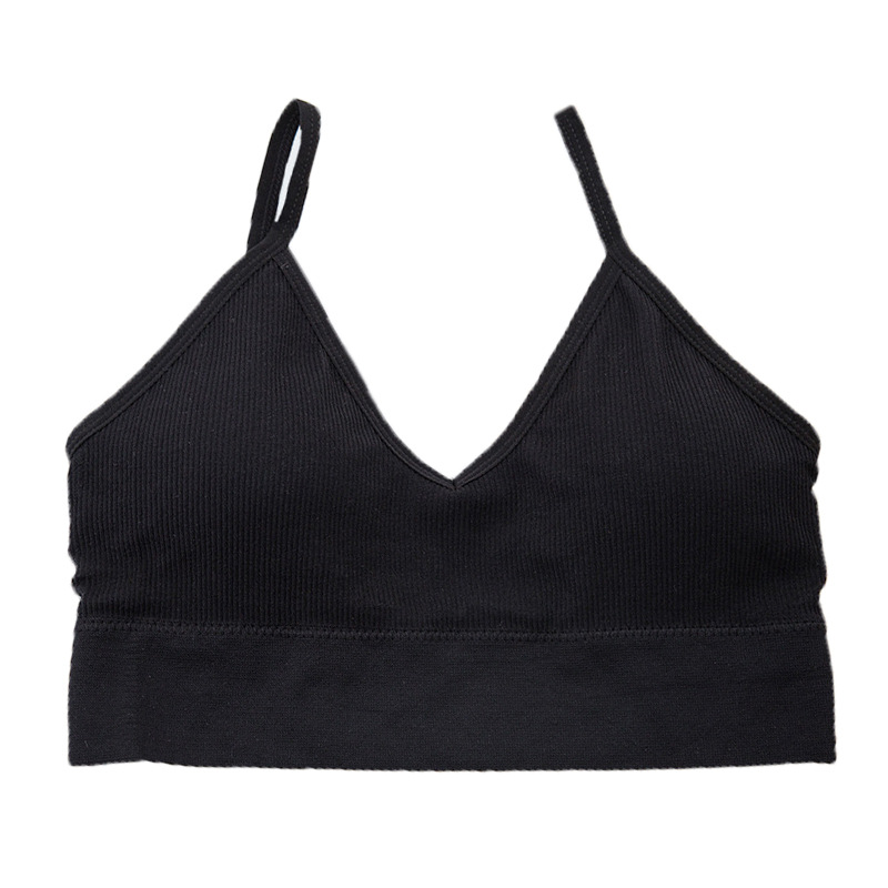 Picture of Live online popular big U back wrapped chest spring and summer seamless strap without steel ring anti-exposure Sports plus size tube top