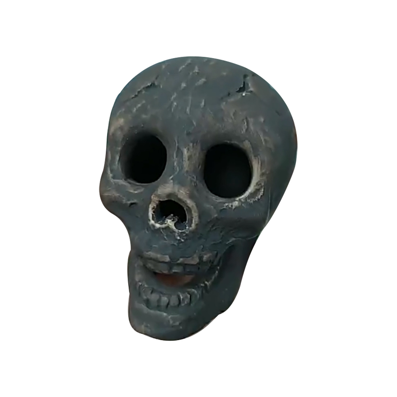 Picture of Cross-border foreign trade Halloween simulation skull stove barbecue party decoration props horror ceramic ornaments